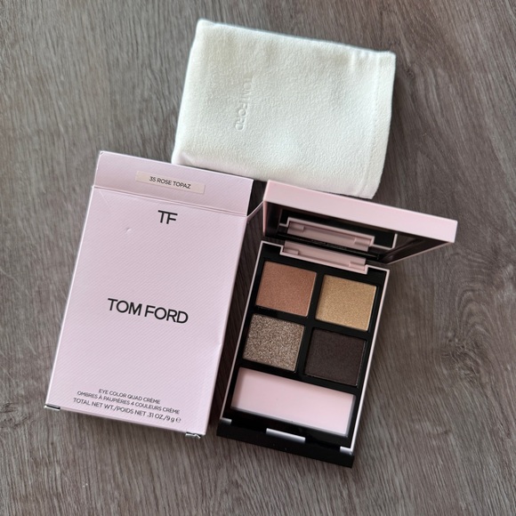Tom Ford Eye Color Quad Creme Eyeshadow Palette 35 Rose Topaz 9g NIB - Picture 1 of 5